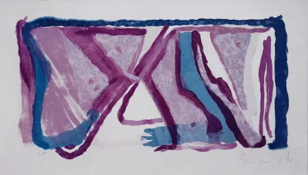 Lithografie Van Velde - Composition 170