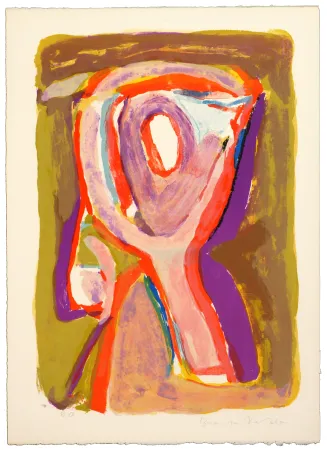 Lithografie Van Velde - Crepuscule