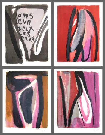 Geïllustreerd Boek Van Velde - Dans leurs voix les eaux