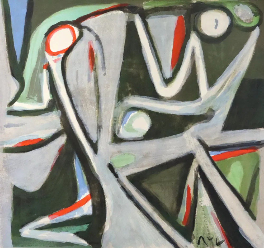 Lithografie Van Velde - Désertique (MP 390)