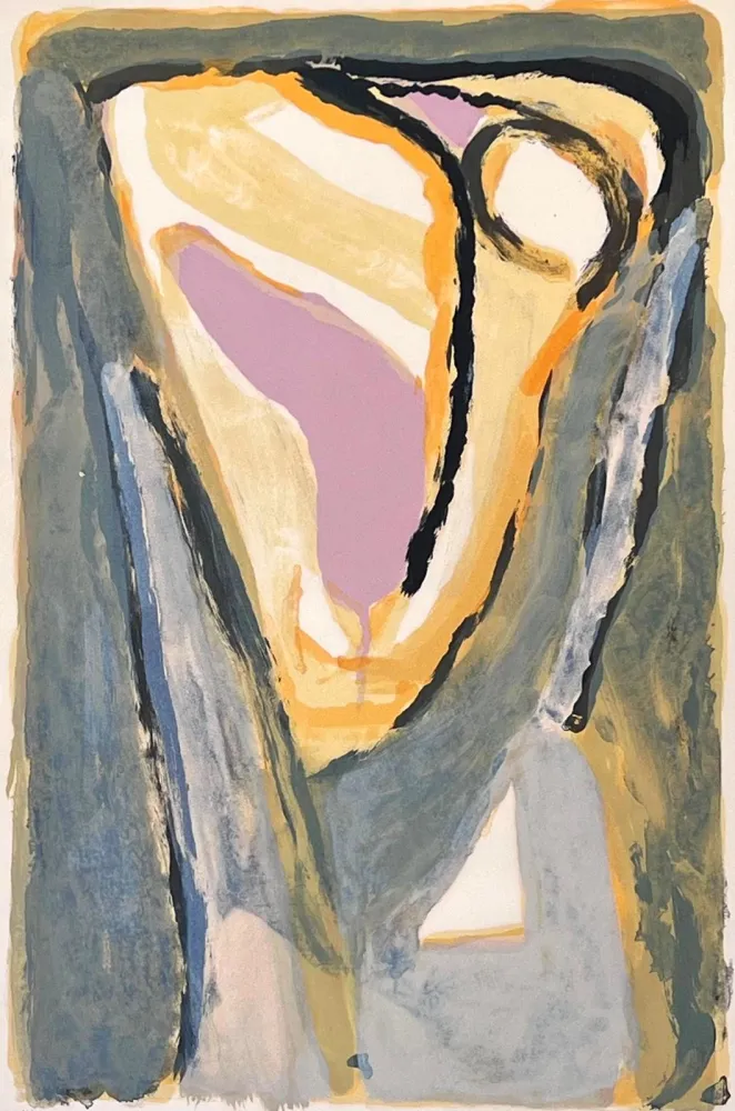 Lithografie Van Velde - Lumière pâle 