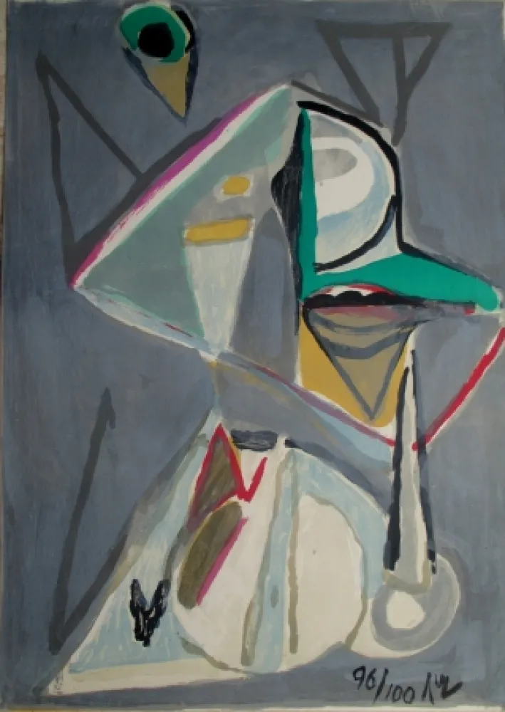 Lithografie Van Velde - MP 193