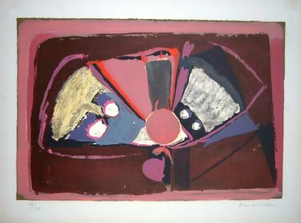 Lithografie Van Velde - MP 3