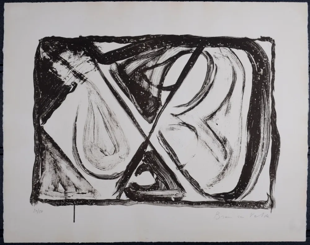 Lithografie Van Velde - MP 32, 1965