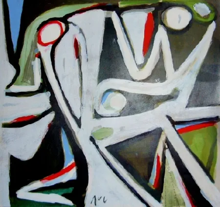 Lithografie Van Velde - MP 390 - Desertique