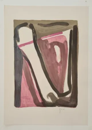 Lithografie Van Velde - Sans titre