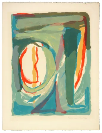 Lithografie Van Velde - Sans Titre