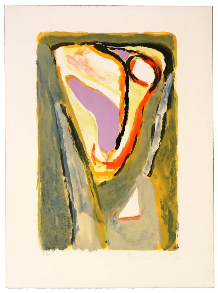 Lithografie Van Velde - Sans Titre