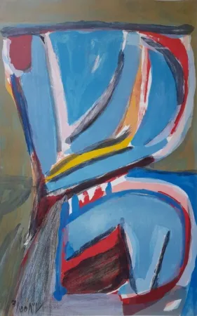 Lithografie Van Velde - Sans titre 