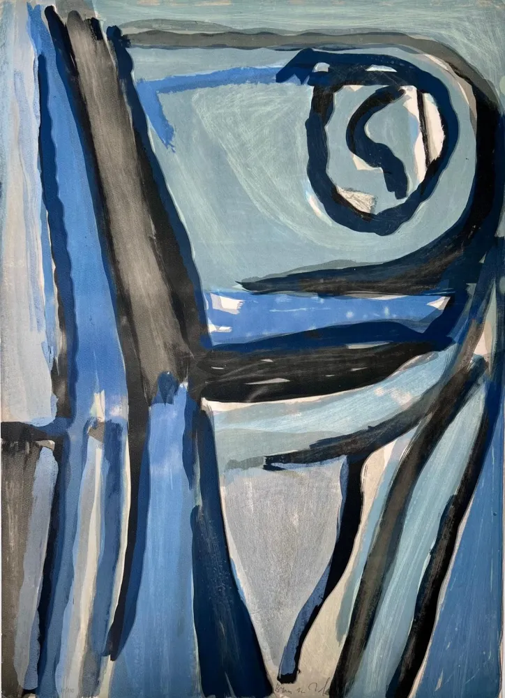 Lithografie Van Velde - Sans titre