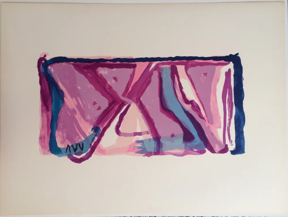 Lithografie Van Velde - Sans titre, 1979 (MP 170)