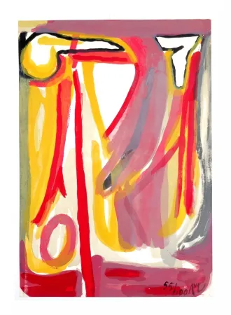 Lithografie Van Velde - Sans titre