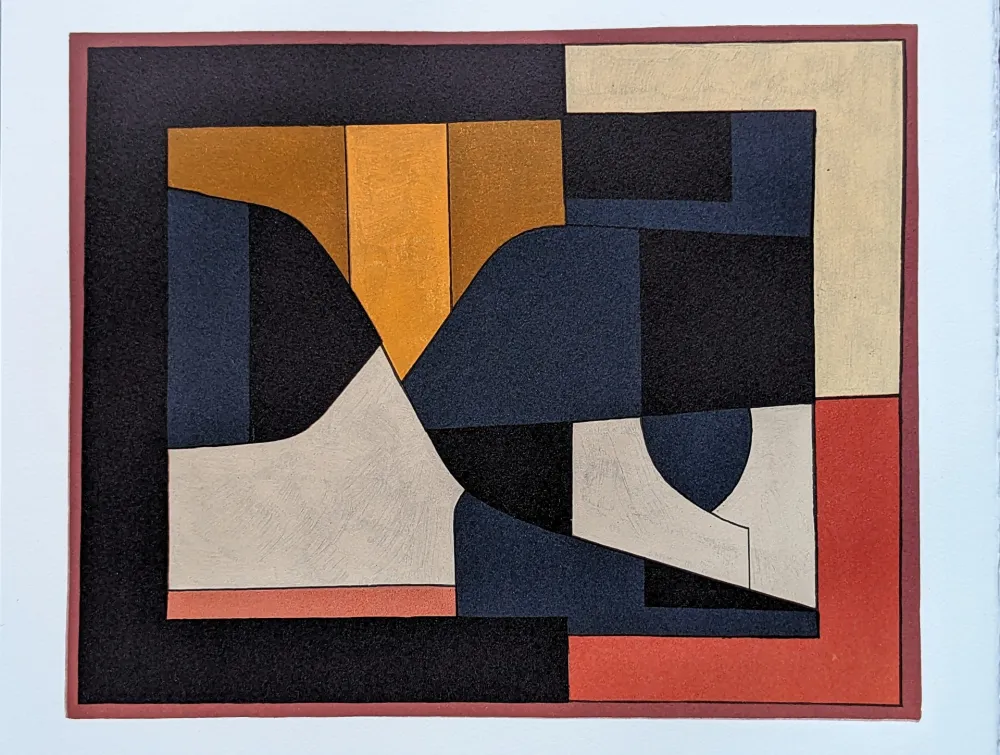 Lithografie Vasarely - Ailho / Octal, 1972