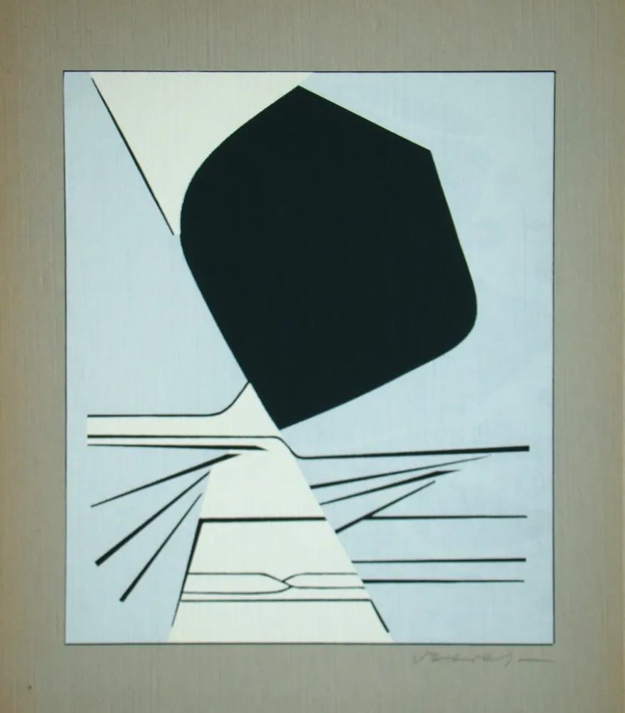 Zeefdruk Vasarely - Latorca I.