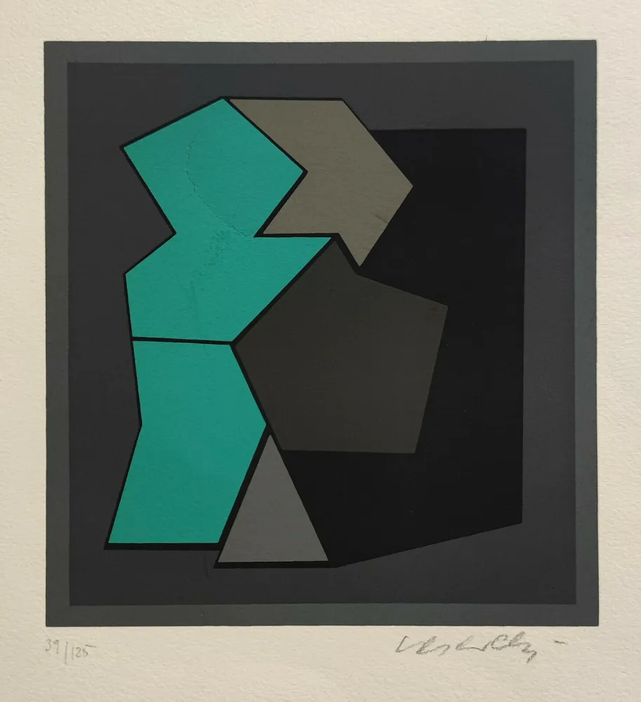 Zeefdruk Vasarely - Quami-1