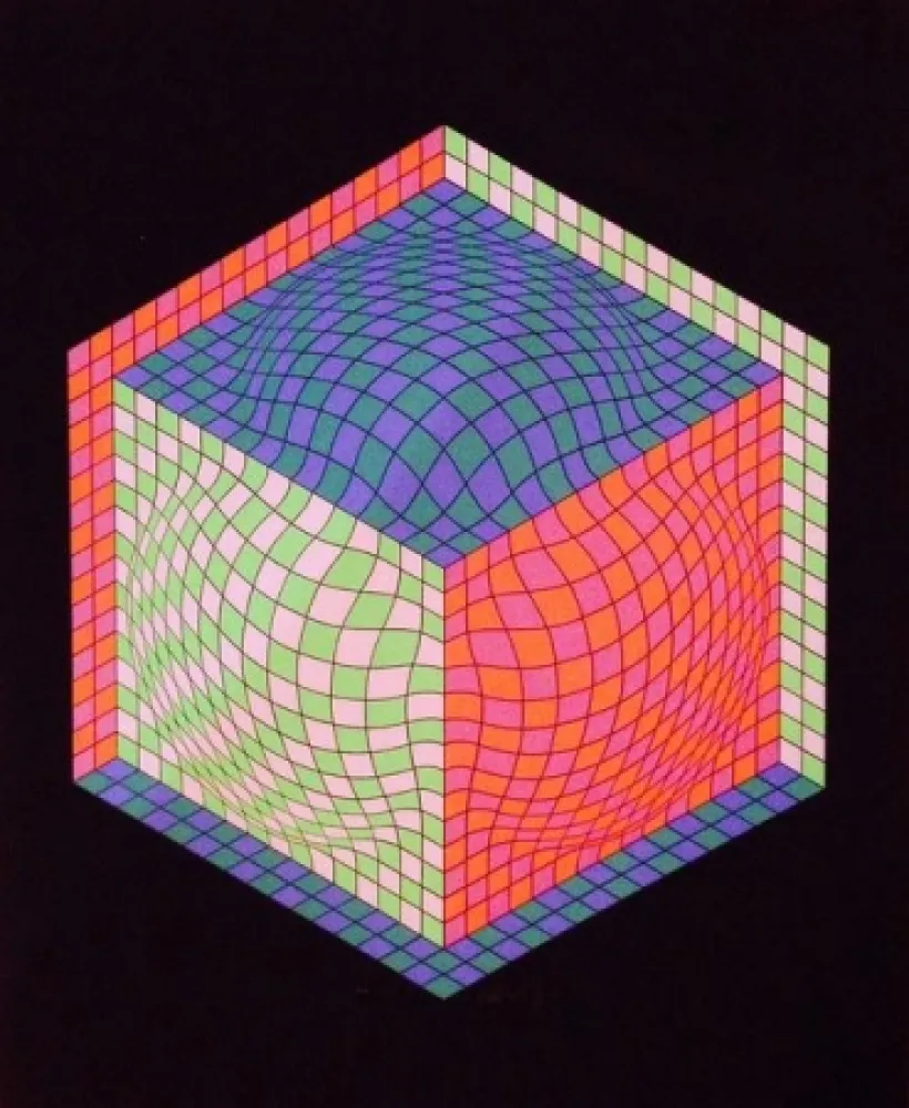 Lithografie Vasarely - Senza titolo