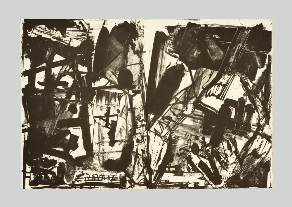 Lithografie Vedova - Scontro di situazioni