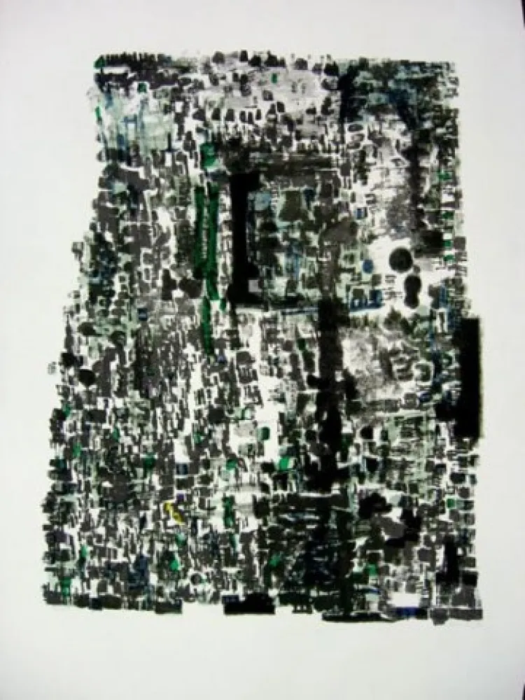 Lithografie Vieira Da Silva - Grottes