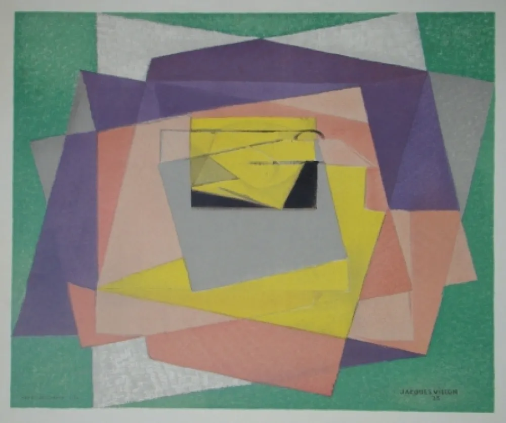 Lithografie Villon - Composition
