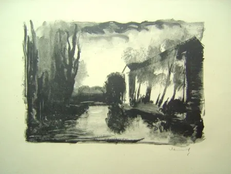 Lithografie Vlaminck - Crepuscule