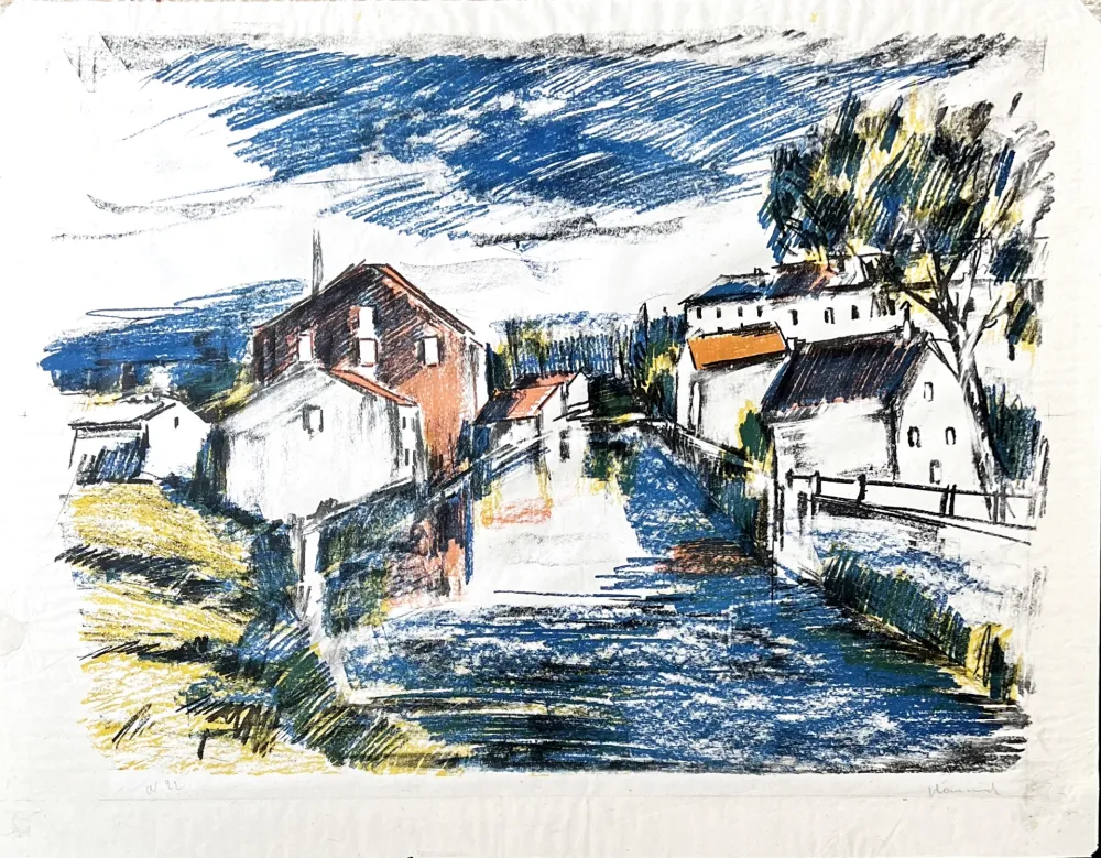 Lithografie Vlaminck - Le Sausseron