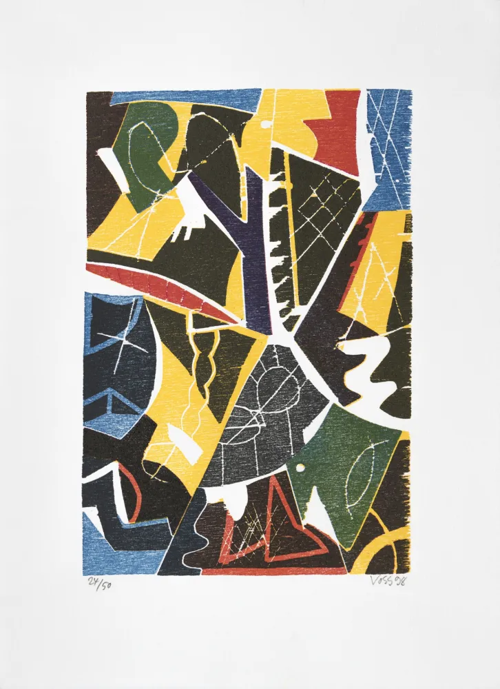 Houtsnede Voss - Aus den Fugen