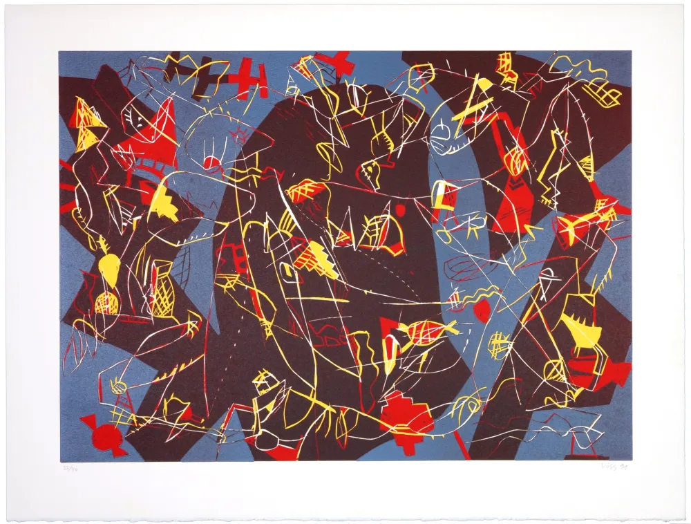 Lithografie Voss - Lucioles