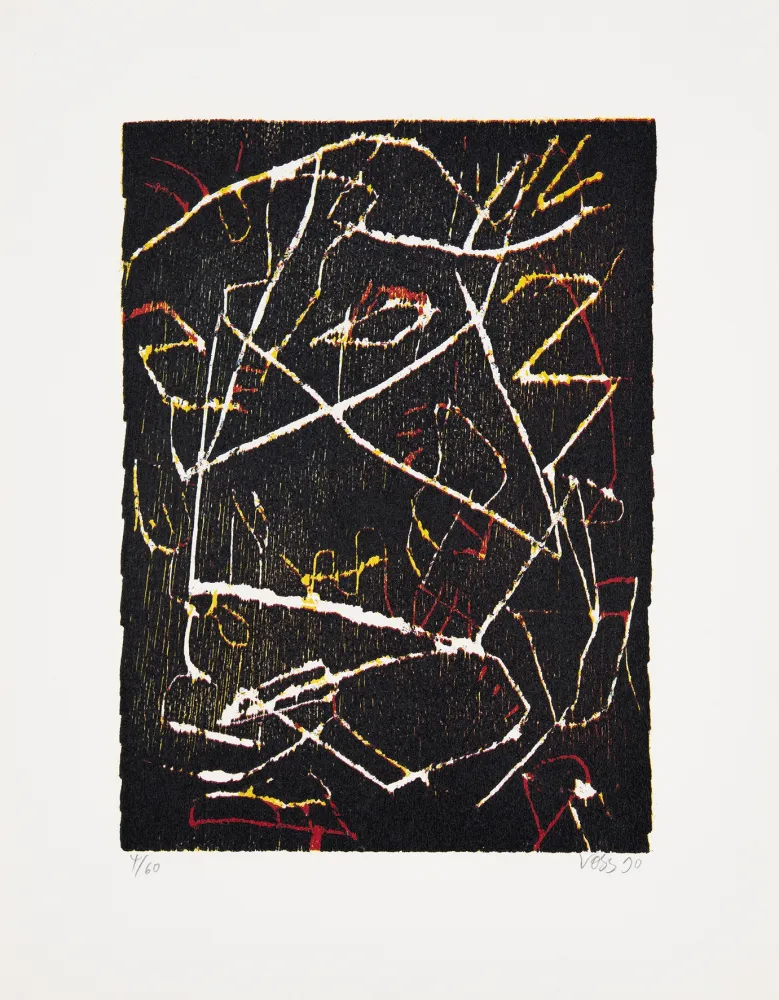 Houtsnede Voss - Sentiers