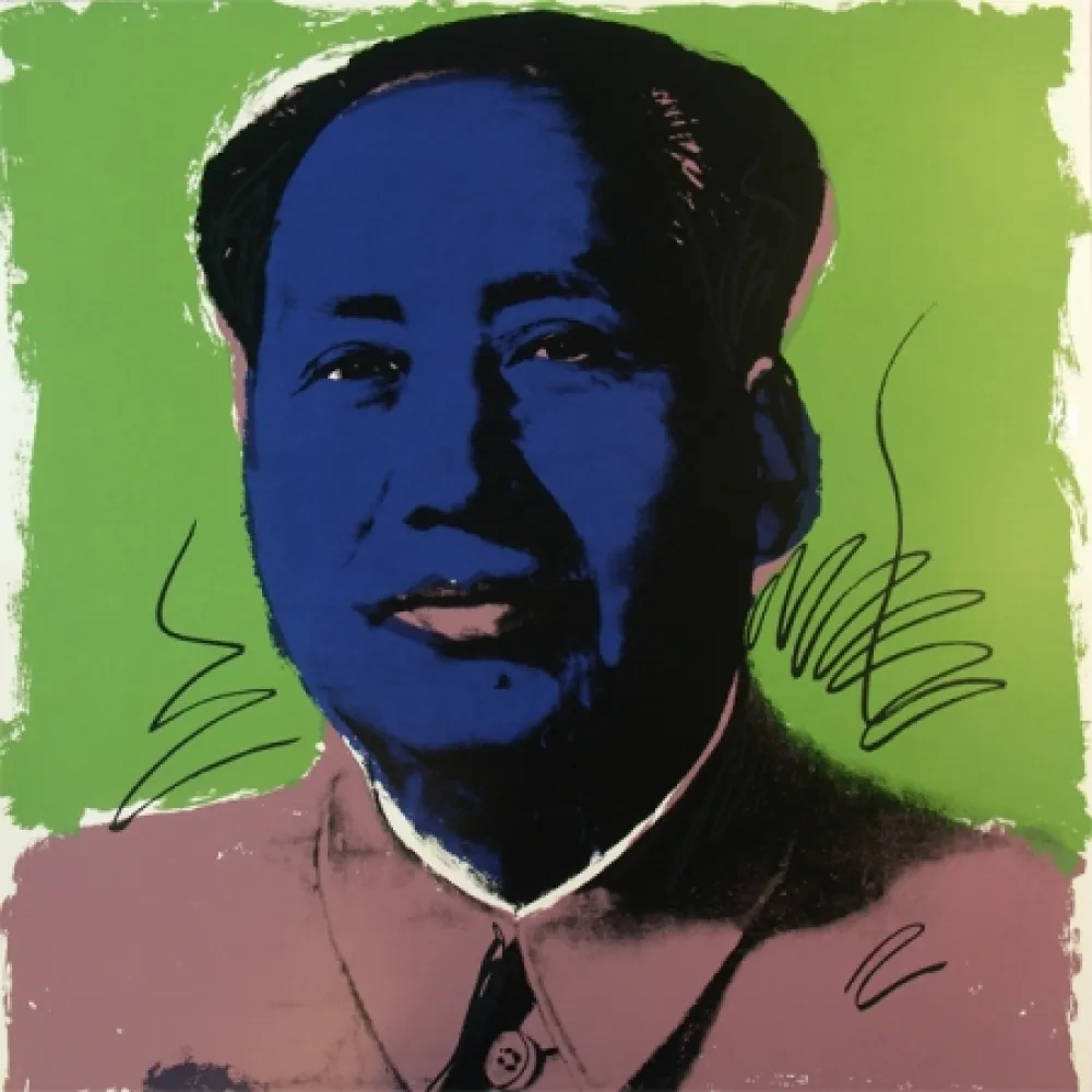 Zeefdruk Warhol (After) - Mao