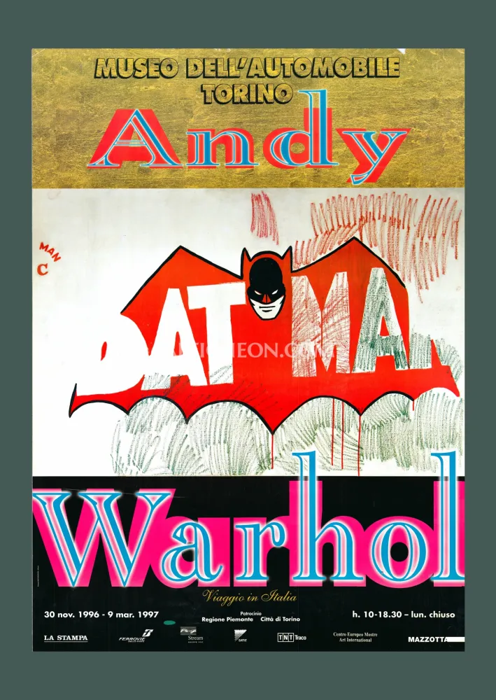 Lithografie Warhol - Andy Warhol: 'Batman Dracula' 1997 Offset-lithograph