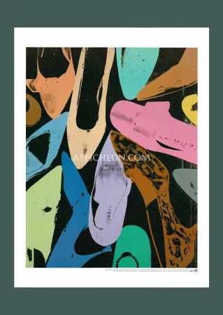 Lithografie Warhol - Andy Warhol: 'Diamond Dust Shoes' 1999 Offset-lithograph 