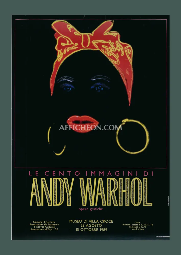 Lithografie Warhol - Andy Warhol: 'Mammy' 1989 Offset-lithograph