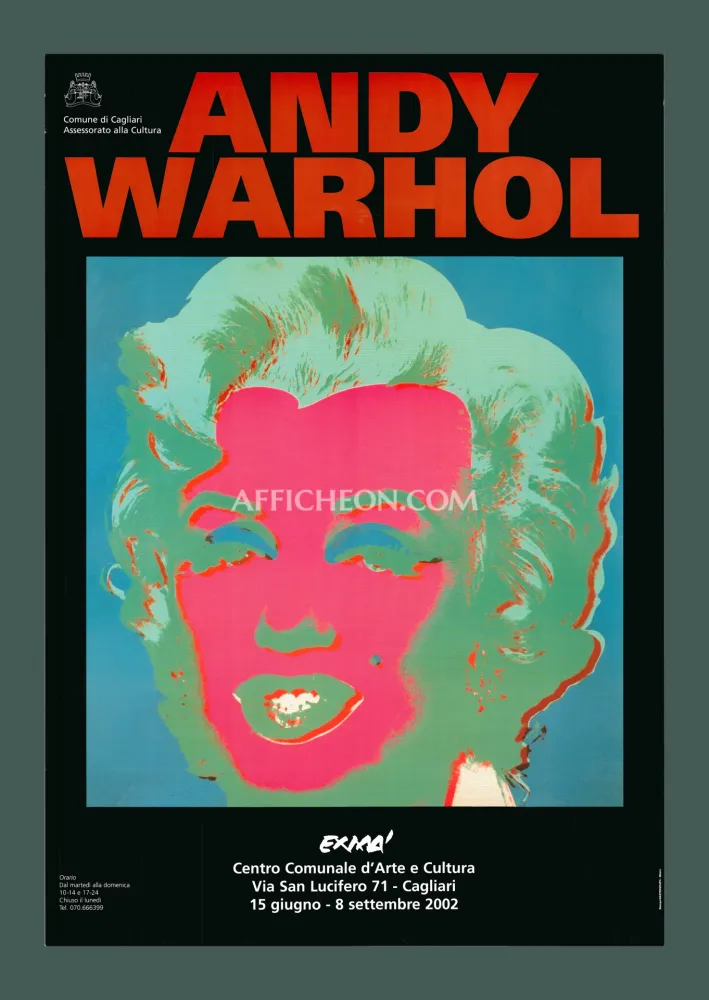 Lithografie Warhol - Andy Warhol: 'Marilyn (Black/Violet)' 2002 Offset-lithograph