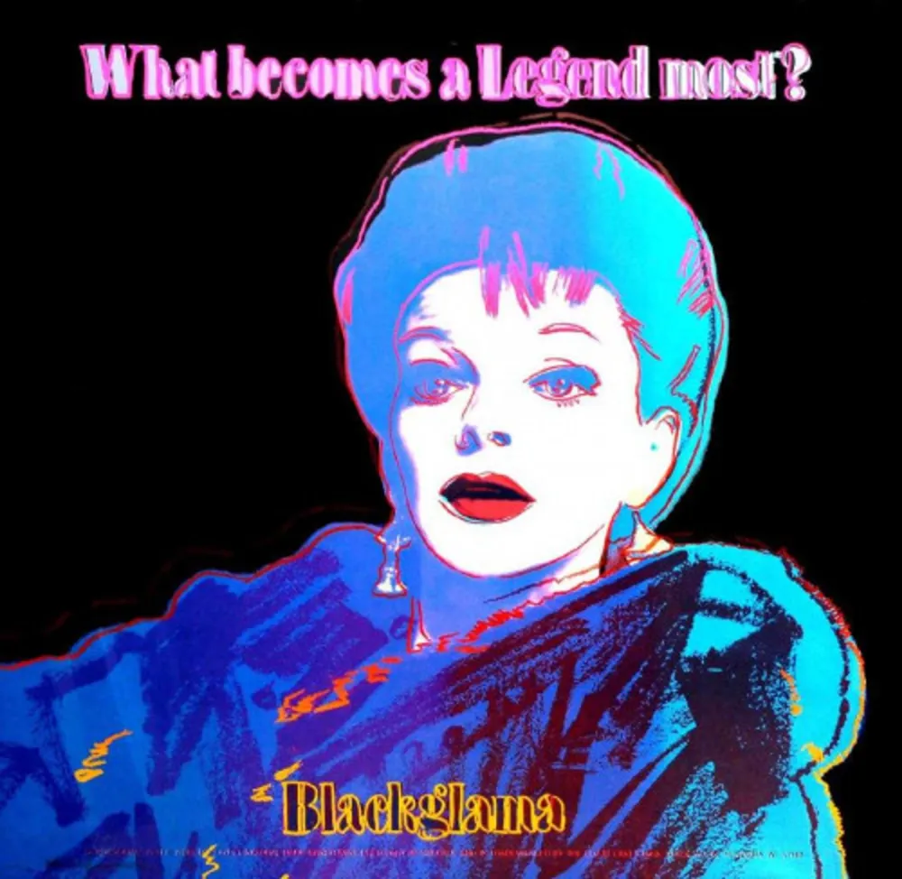 Zeefdruk Warhol - Blackglama