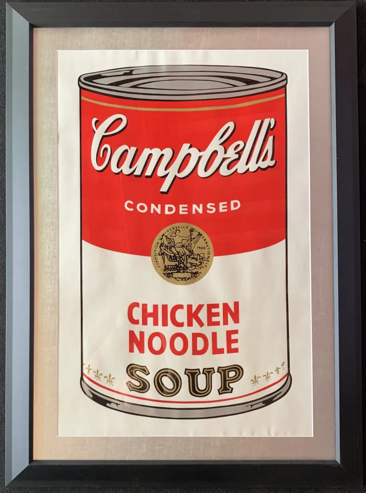 Zeefdruk Warhol - Campbell’s soup