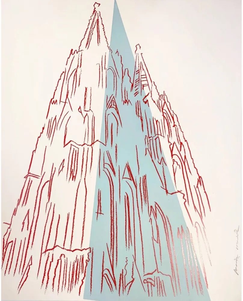 Zeefdruk Warhol - Cologne Cathedral IIB.361