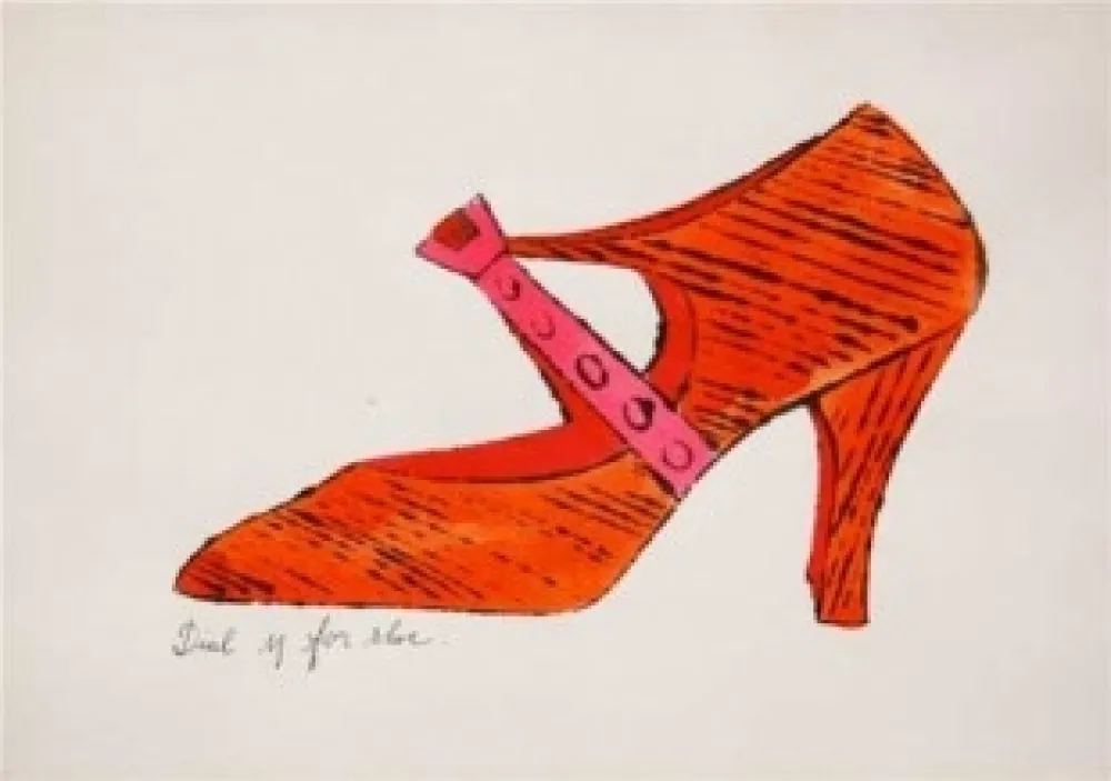 Lithografie Warhol - Dial M for Shoes