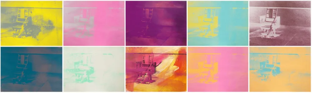 Zeefdruk Warhol - Electric Chair Complete Portfolio