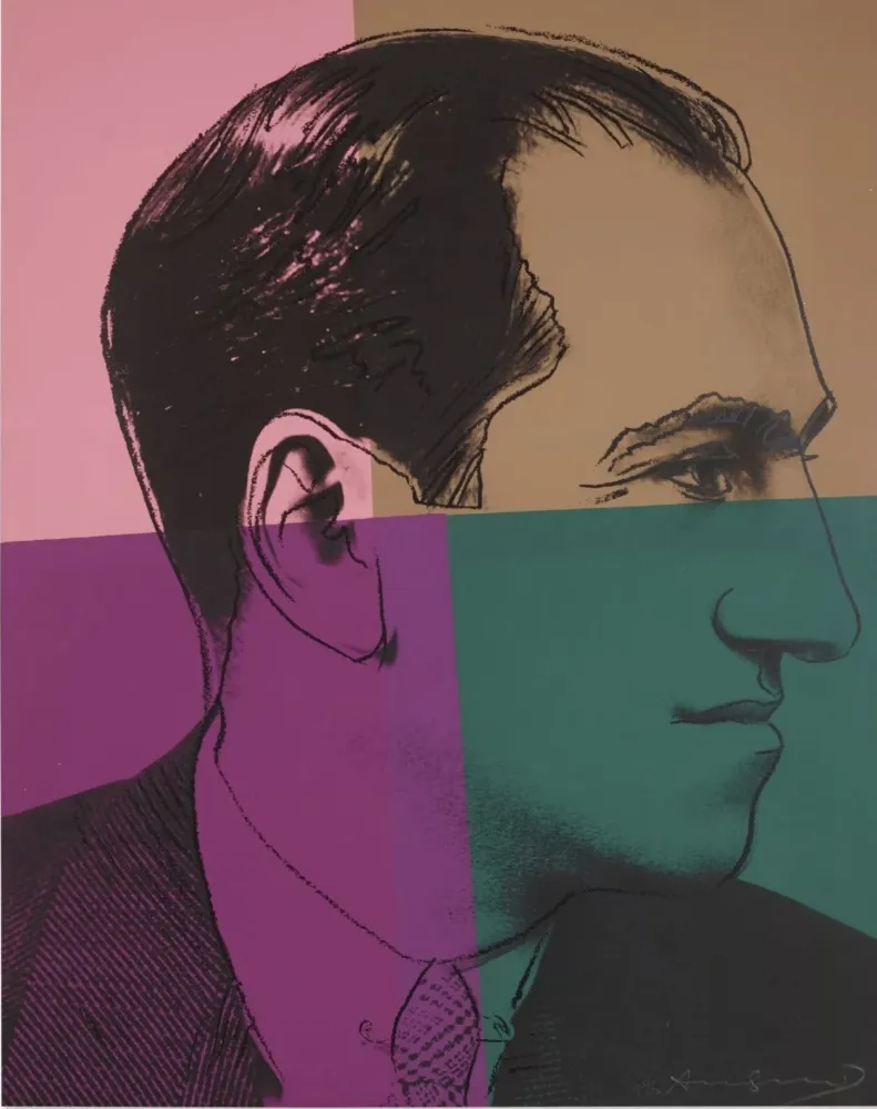 Zeefdruk Warhol - George Gershwin, F. & S. IIB.231 (TP), c