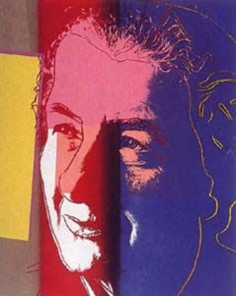 Zeefdruk Warhol - Golda Meir