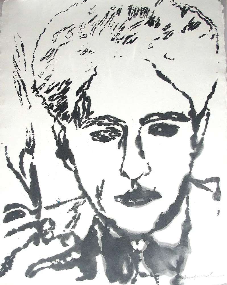 Zeefdruk Warhol - Jean Cocteau