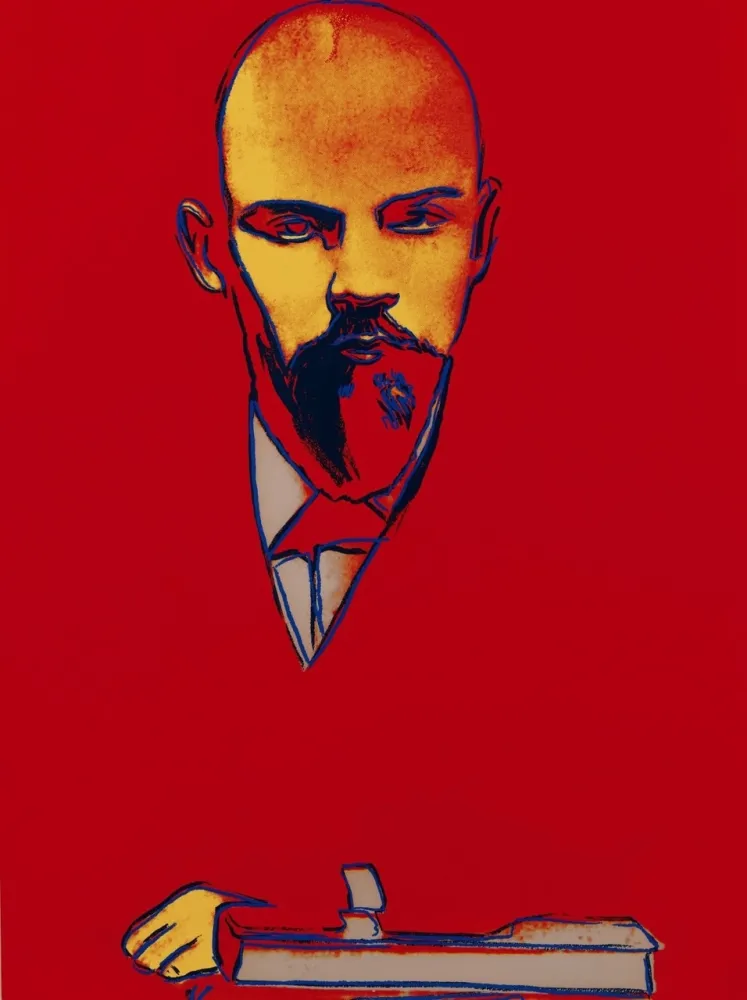 Zeefdruk Warhol - Lenin (Red) (FS II.403)