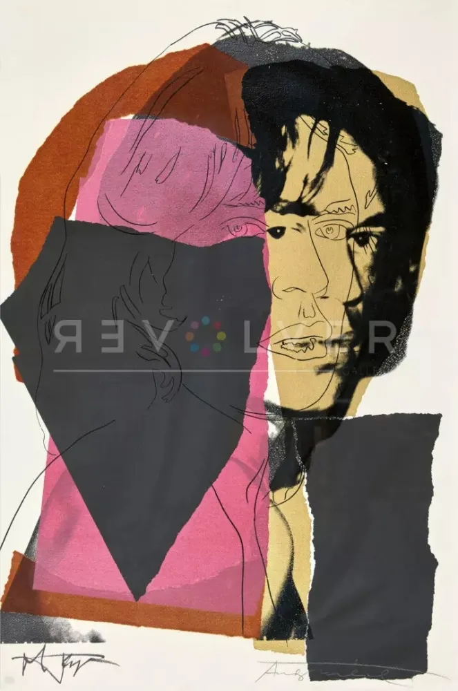 Zeefdruk Warhol - Mick Jagger 139