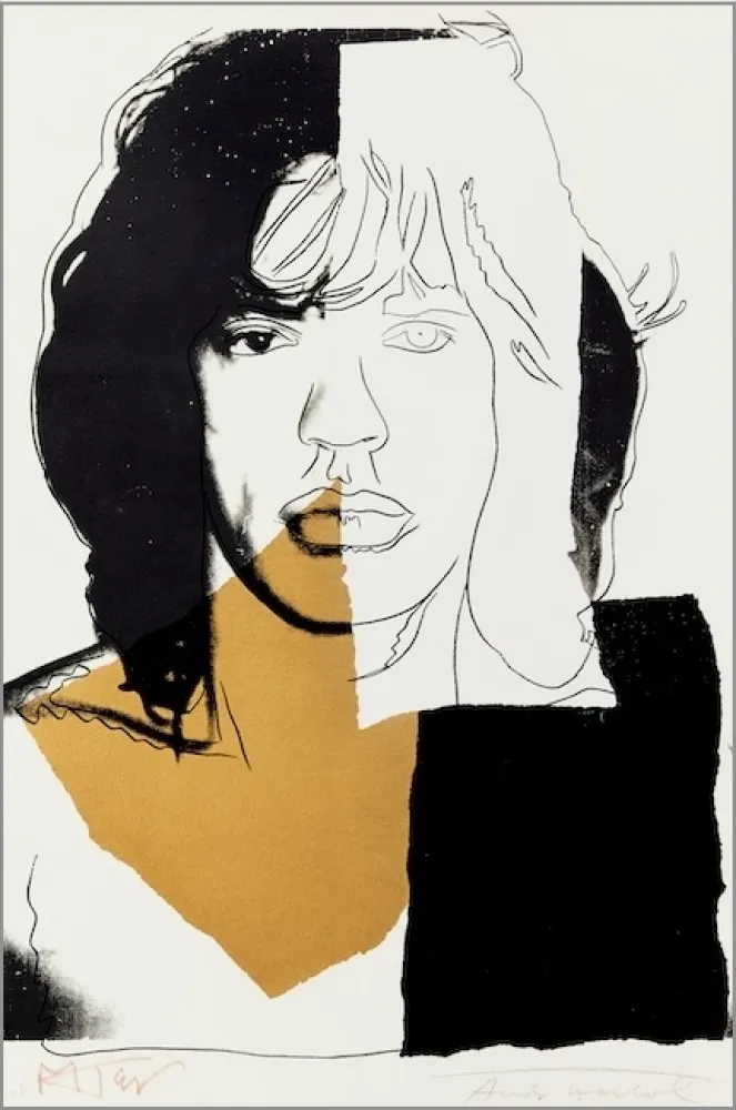 Zeefdruk Warhol - Mick Jagger #146
