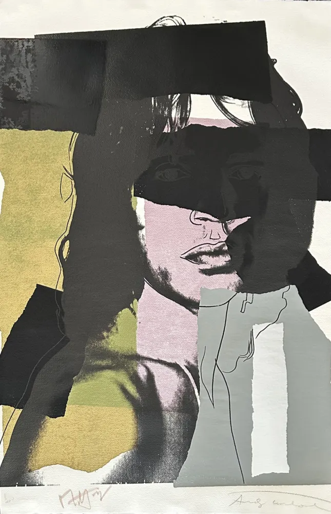 Zeefdruk Warhol - Mick Jagger (FS II.145)