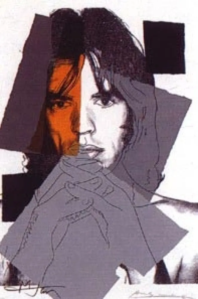 Zeefdruk Warhol - Mick Jagger II.147
