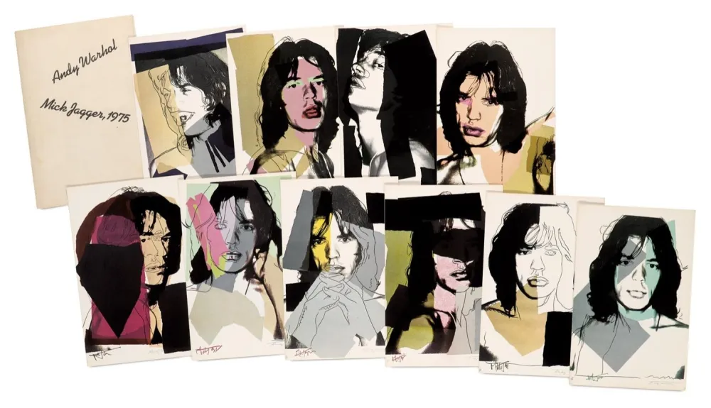 Lithografie Warhol - Mick Jagger Portfolio