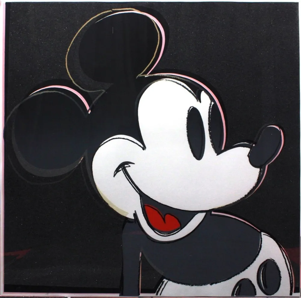Zeefdruk Warhol - Mickey Mouse (FS II.265)