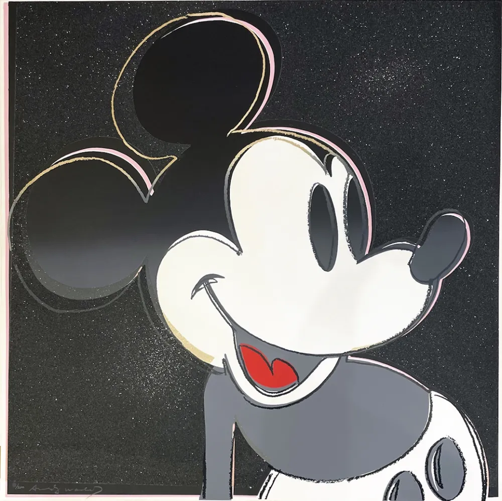 Zeefdruk Warhol - Mickey Mouse (FS II.265)