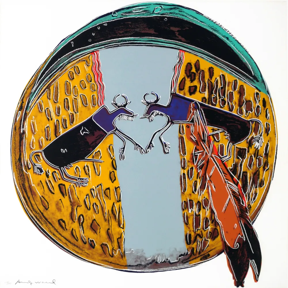 Zeefdruk Warhol - Plains Indian Shield (FS II.383)